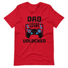 Dad Level Unlocked Unisex t-shirt