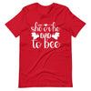 She Or He Dad To Bee Unisex t-shirt