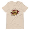 Super Dad Glitter Leopard Star Unisex t-shirt