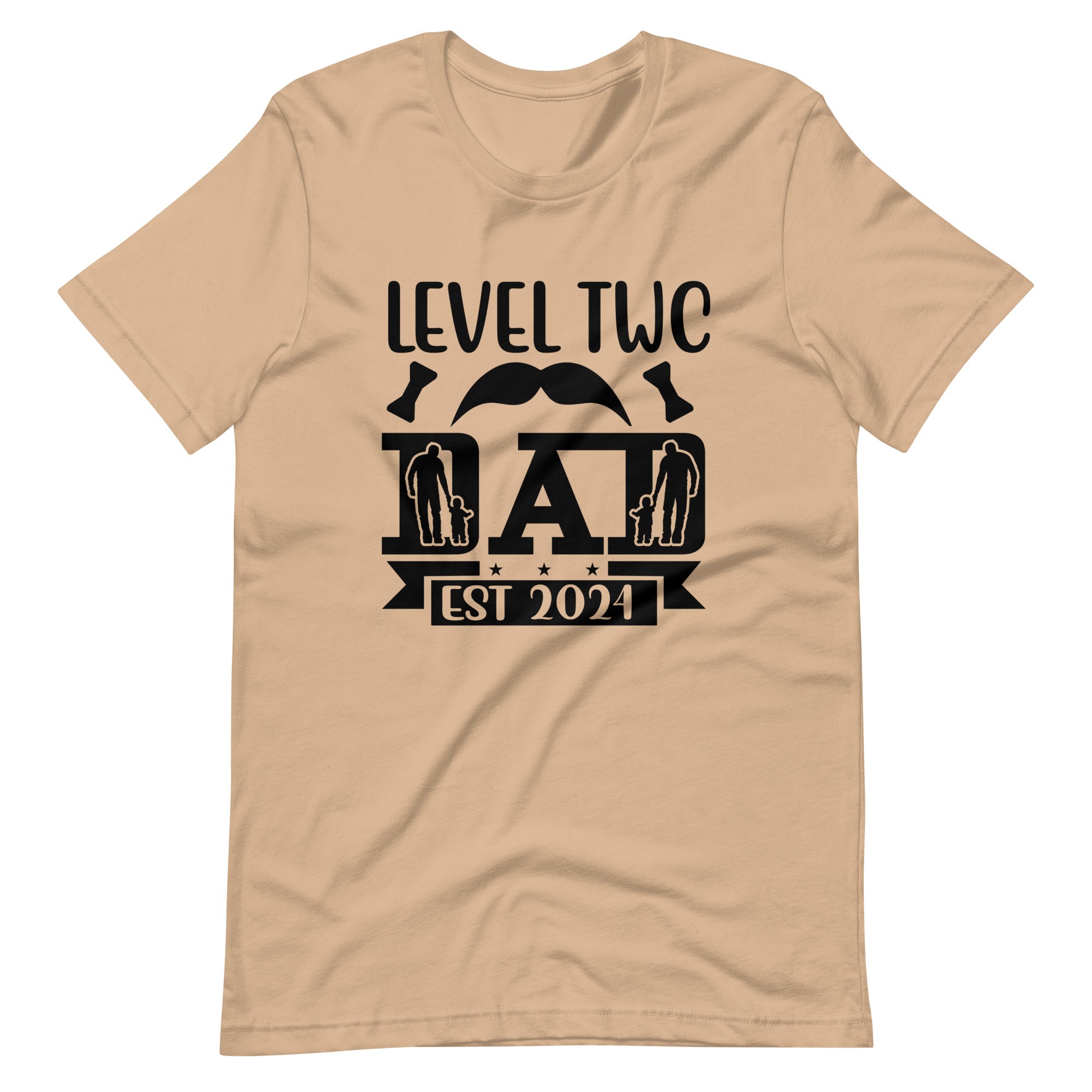 Level Two Dad Est. 2024 Unisex t-shirt