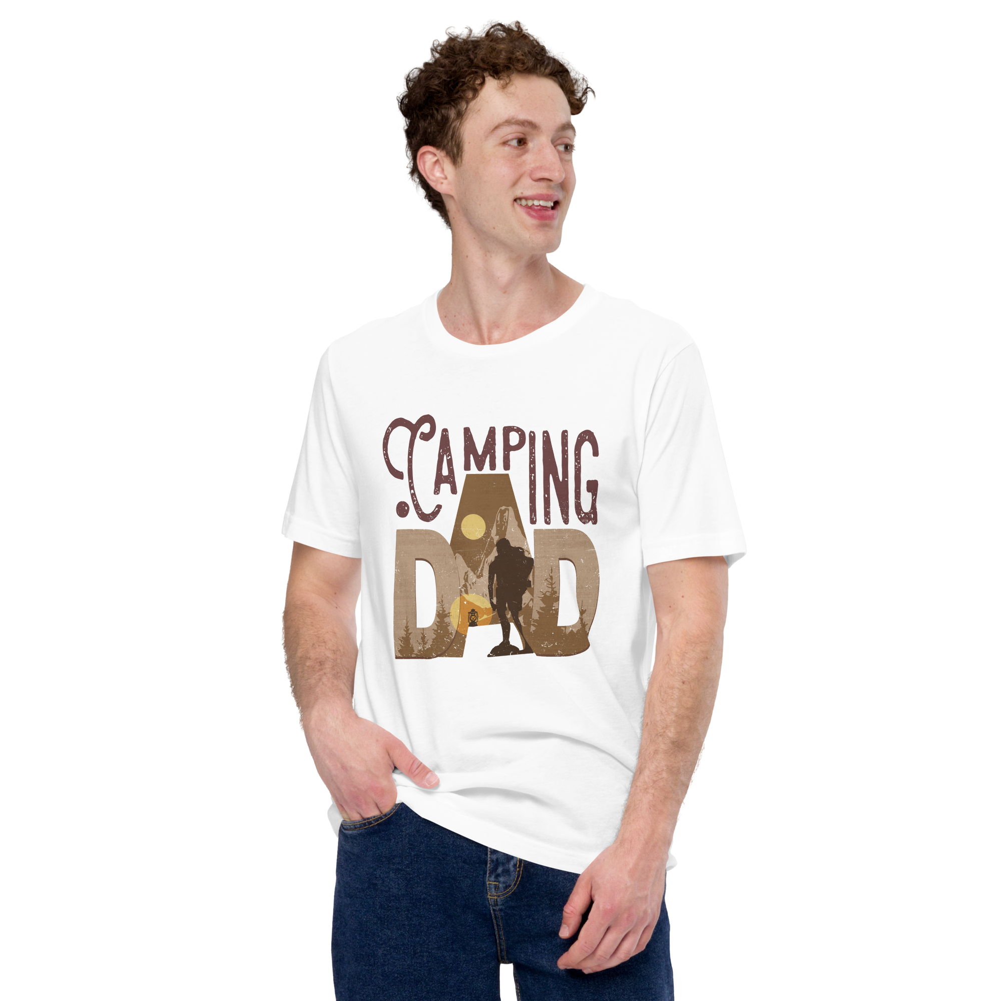 Camping Dad Unisex t-shirt