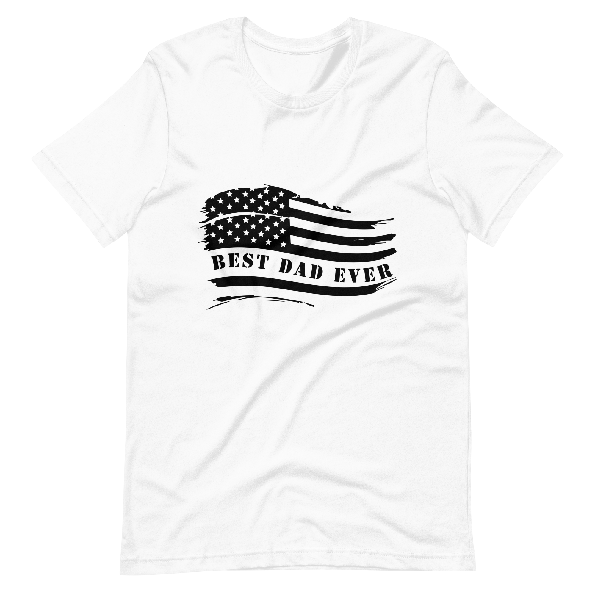 Best Dad Ever American Flag Unisex t-shirt