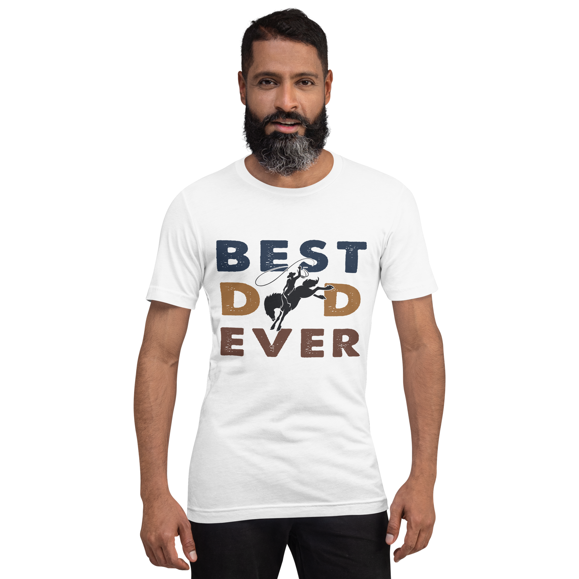 Best Dad Ever Cowboy Rodeo Unisex t-shirt