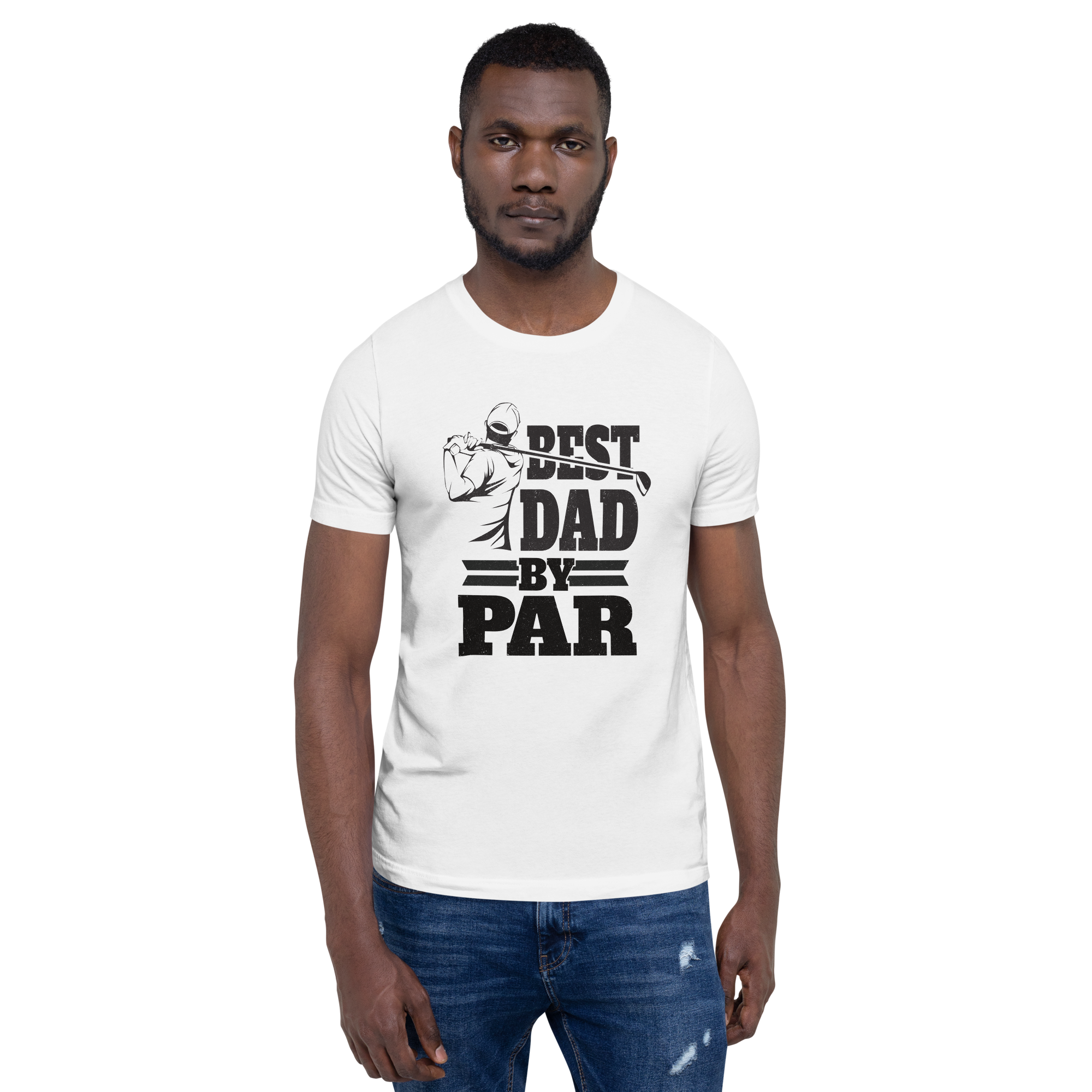 Best Dad By Par Unisex t-shirt