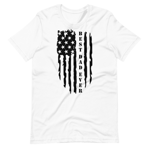 Best Dad Ever US Flag Unisex t-shirt