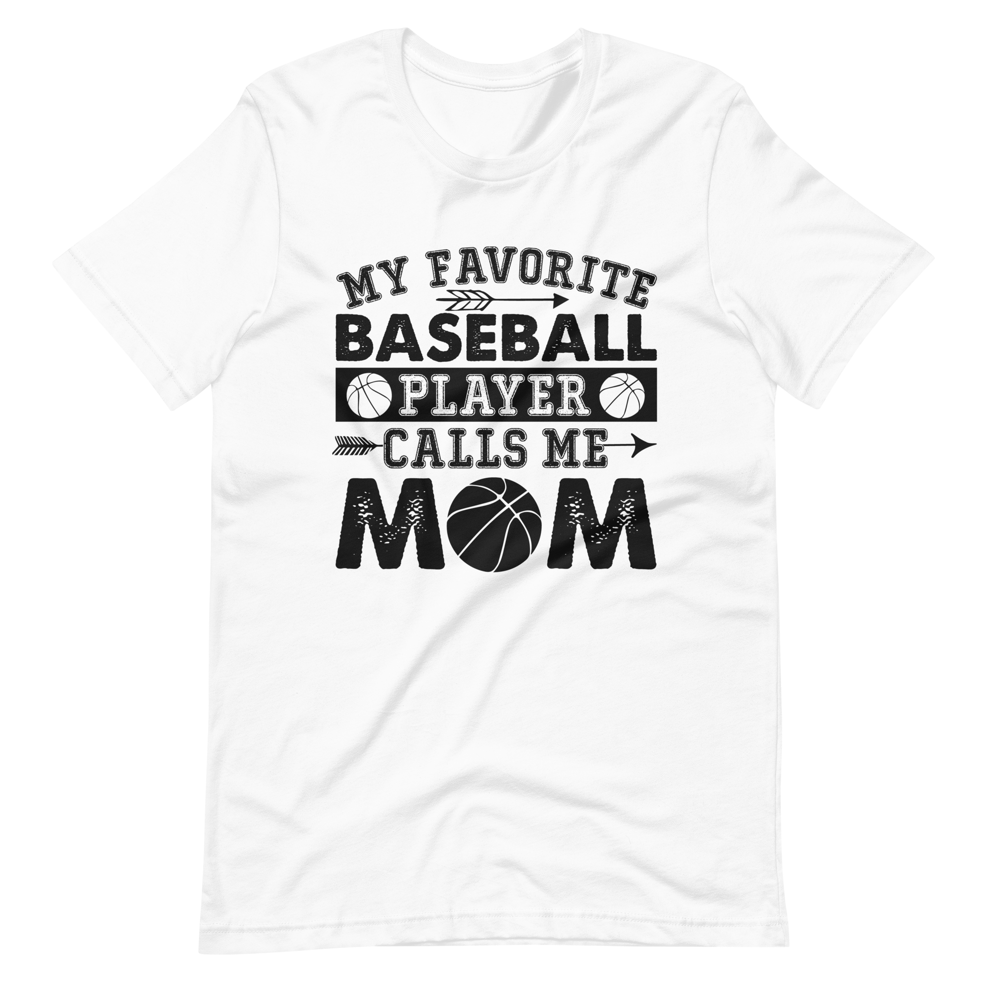 My Favorite Baseball Player Calls Me Mom Unisex t-shirt