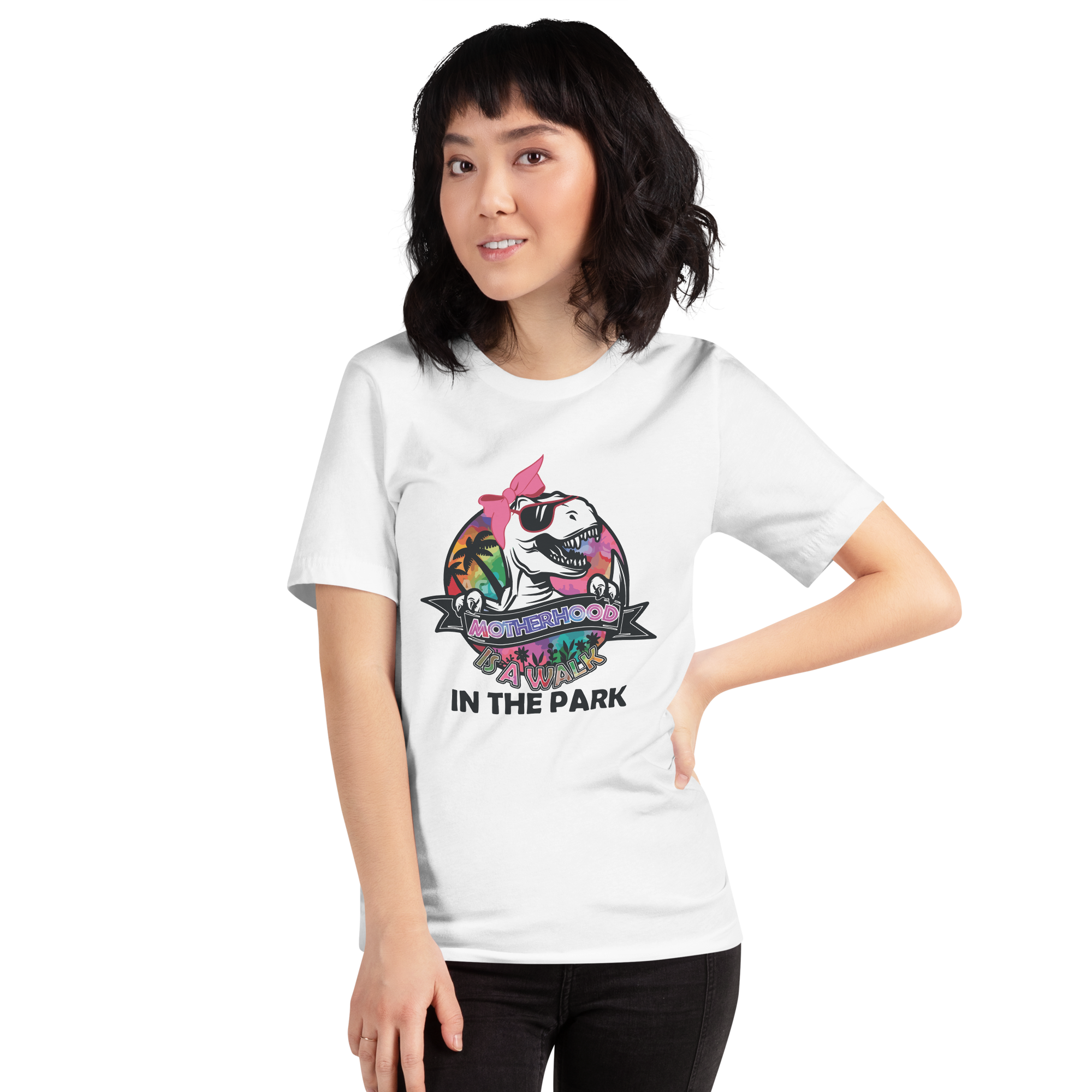 Motherhood Is A Walk In The Park Unisex t-shirt