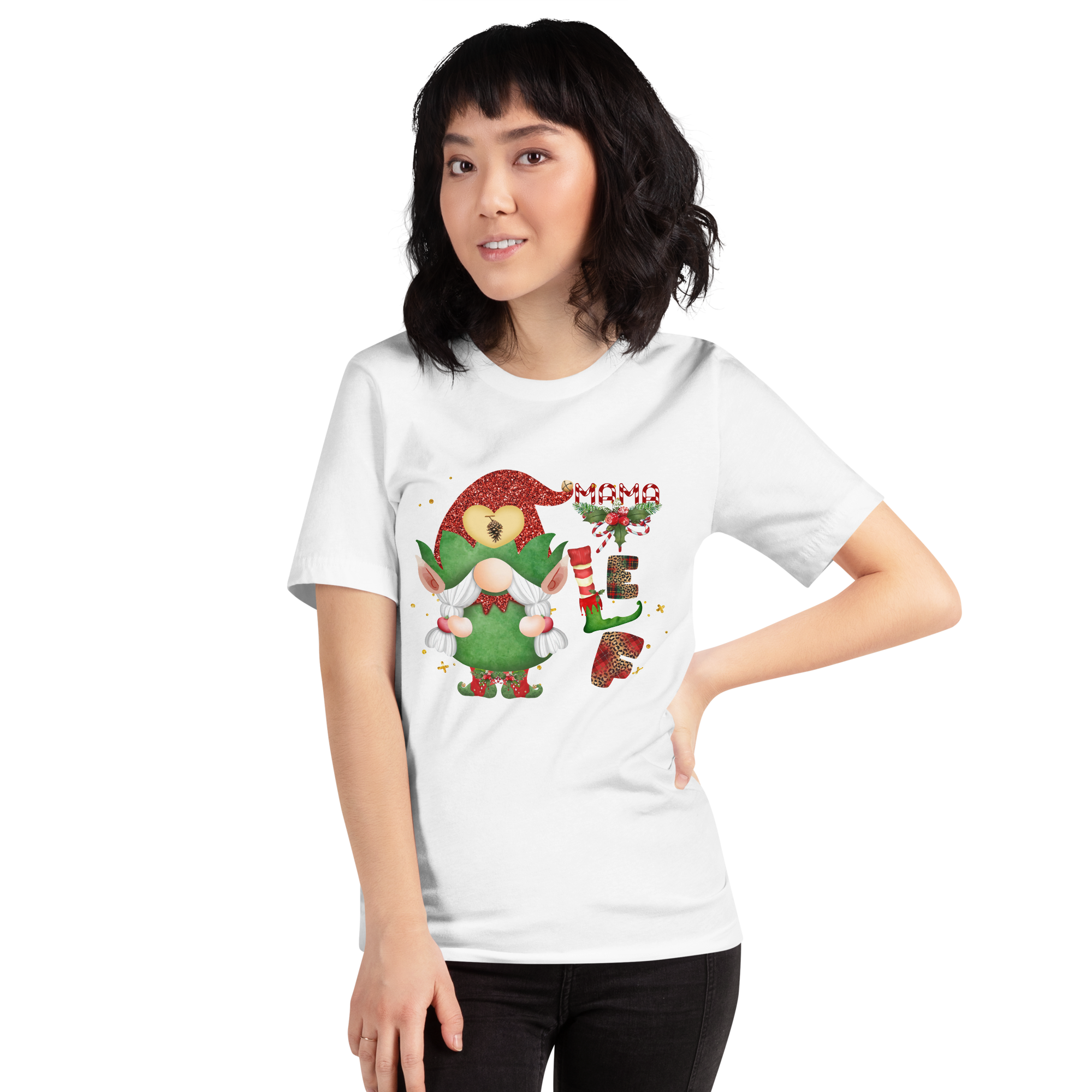 Mama Elf Unisex t-shirt