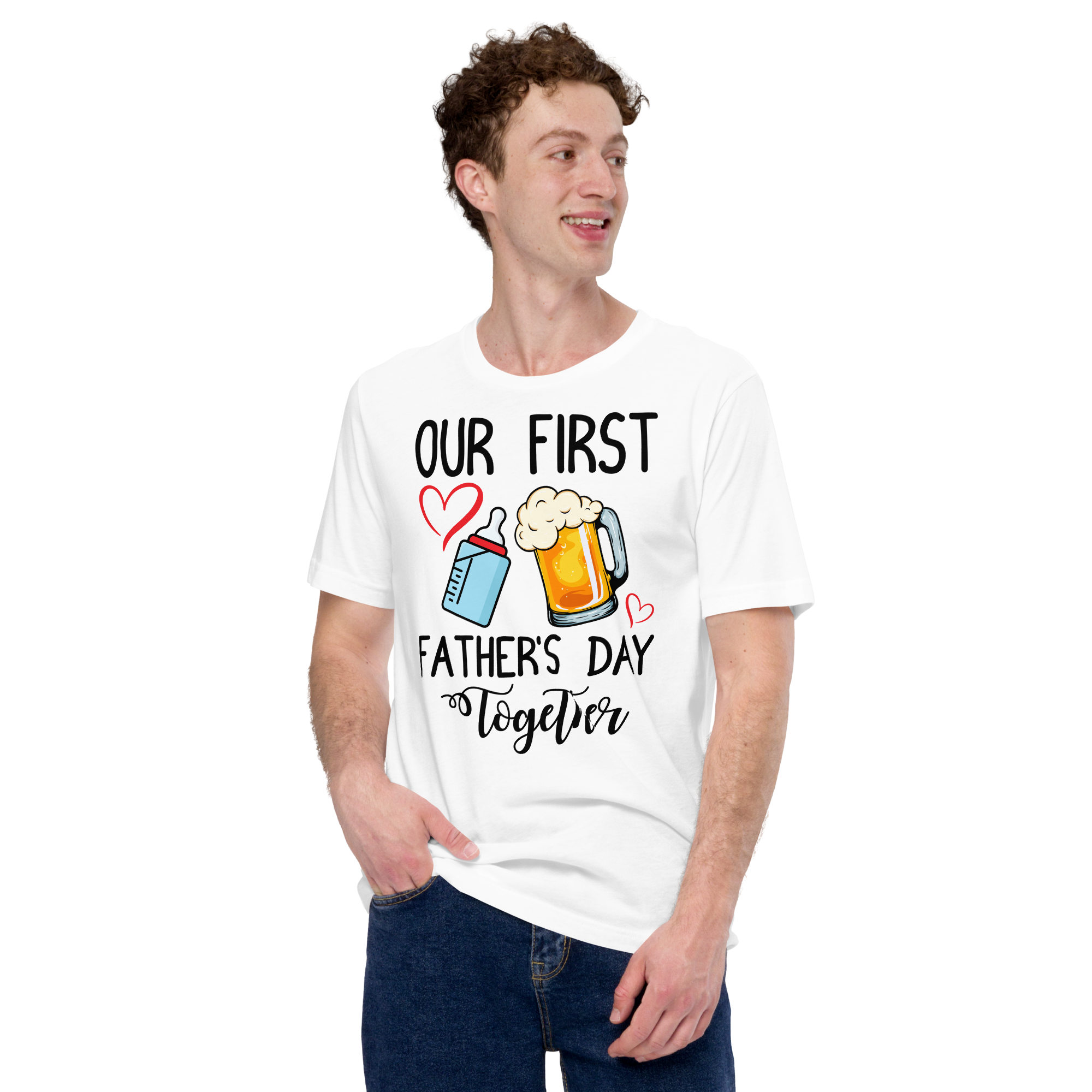 Our First Father's Day Together Unisex t-shirt