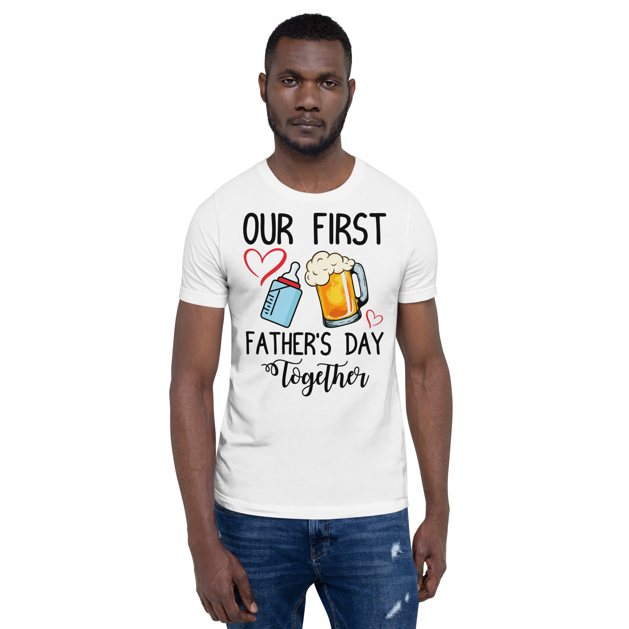 Our First Father's Day Together Unisex t-shirt