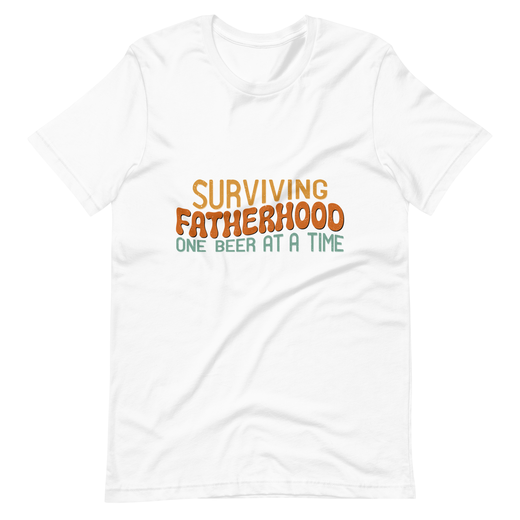 Surviving Fatherhood One Beer At A Time Unisex t-shirt