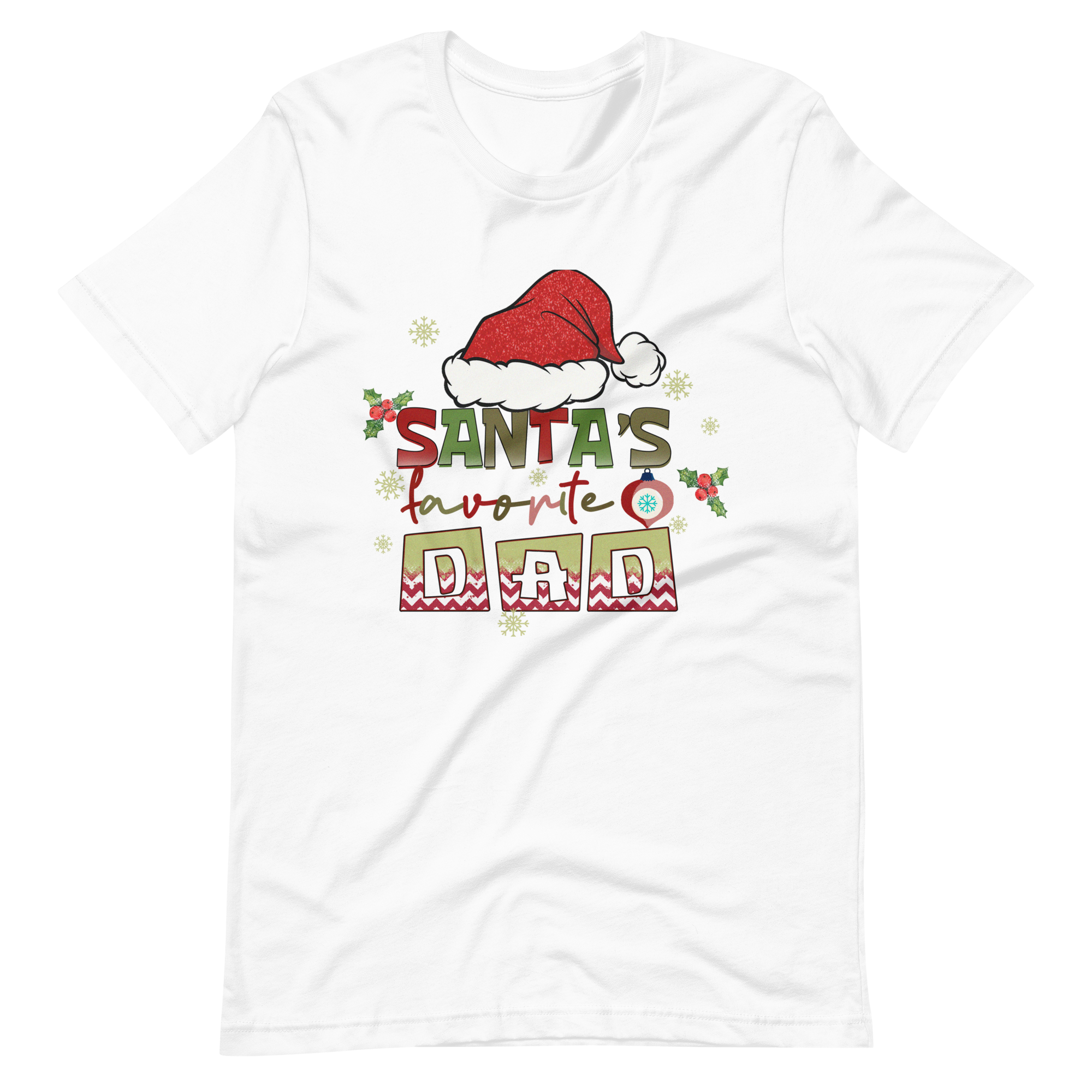 Santa's Favorite Dad Unisex t-shirt