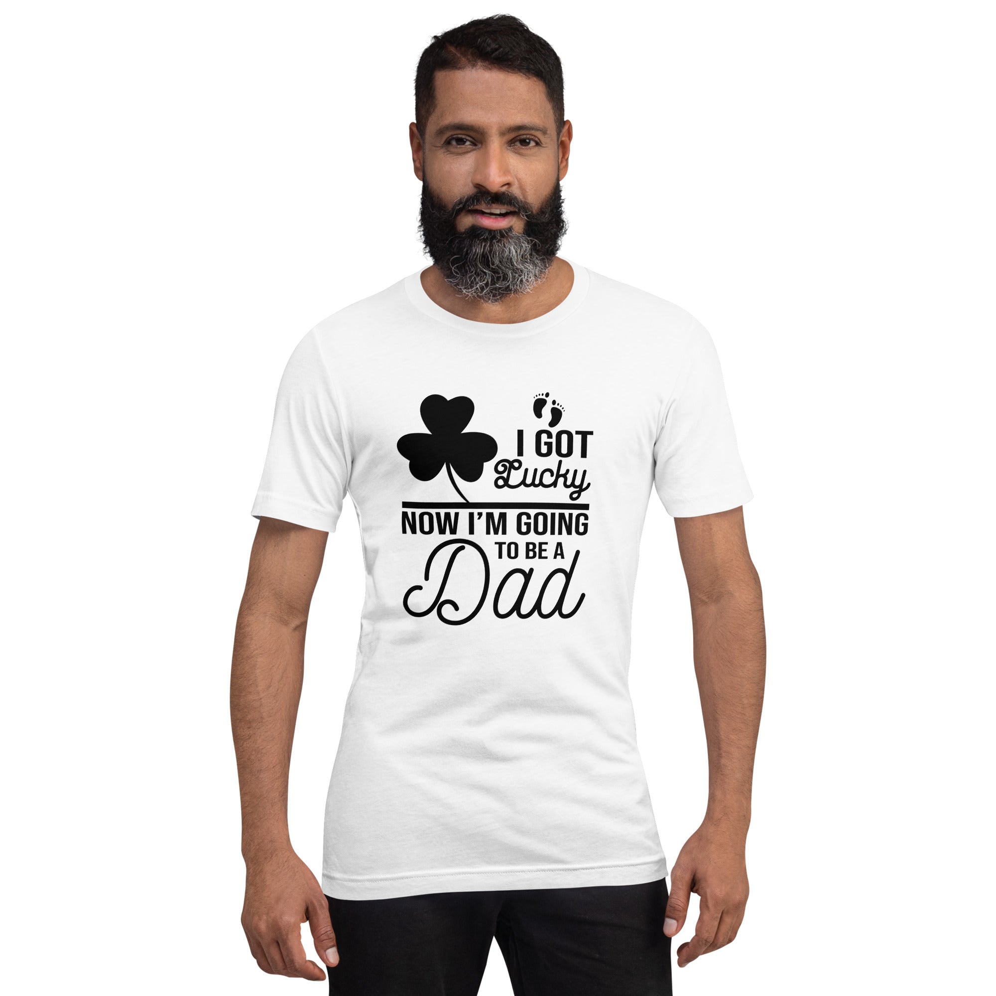 I Got Lucky Now I'm Going To Be A Dad Unisex t-shirt