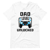 Dad Level Unlocked Unisex t-shirt