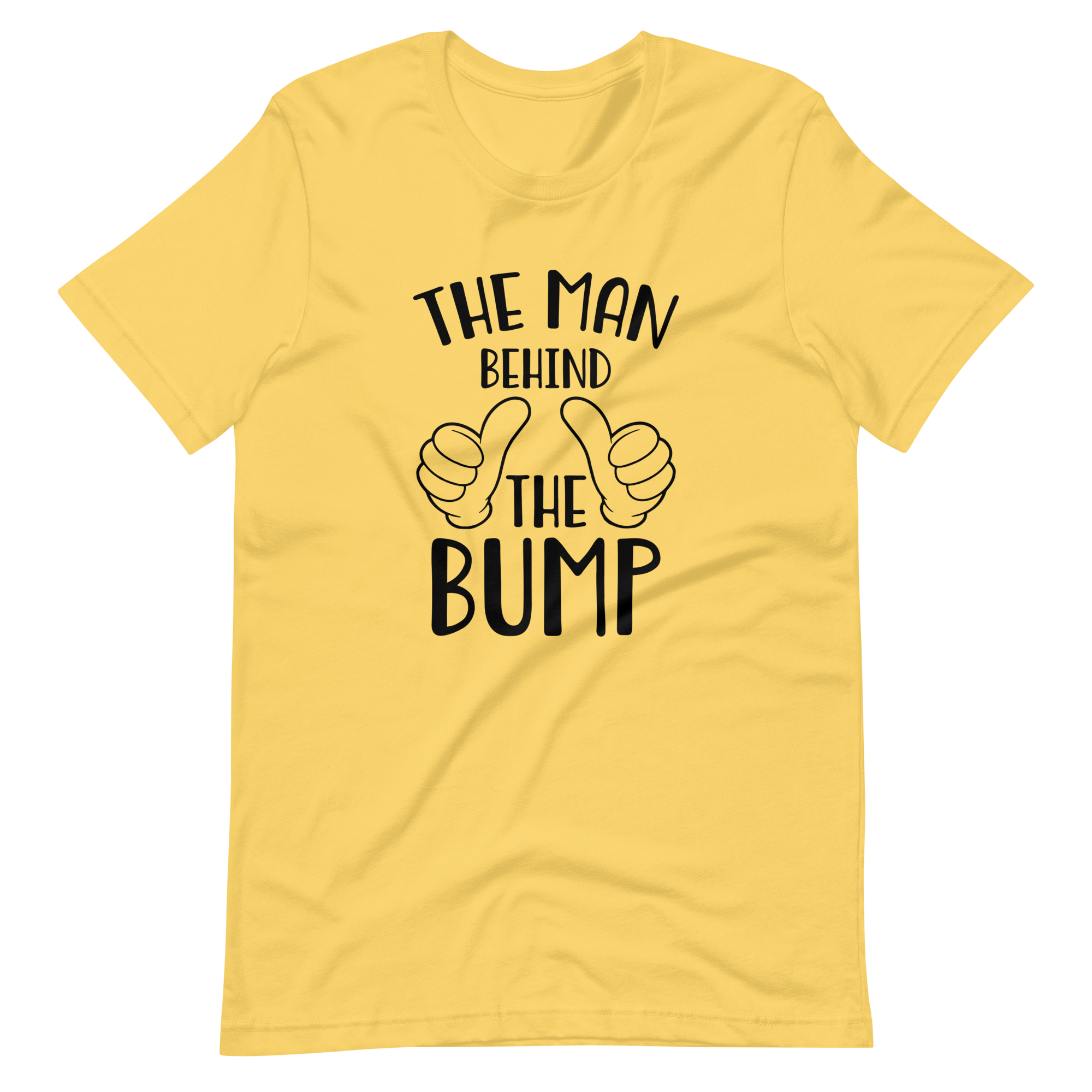 The Man Behind The Bump Unisex t-shirt