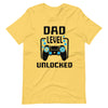 Dad Level Unlocked Unisex t-shirt