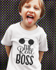 The Real Boss Toddler Short Sleeve Tee