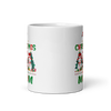 1st Christmas As A Mom White glossy mug