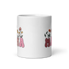 Floral Mama White glossy mug