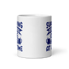 Surviving Fatherhood One Beer At A time White glossy mug