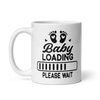 Baby Loading....Please Wait White glossy mug