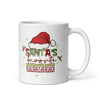 Santa's Favorite Mom White glossy mug