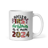 My First Christmas As A mom 2024 White glossy mug