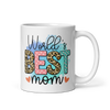 World's Best Mom White glossy mug