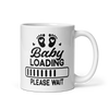 Baby Loading....Please Wait White glossy mug