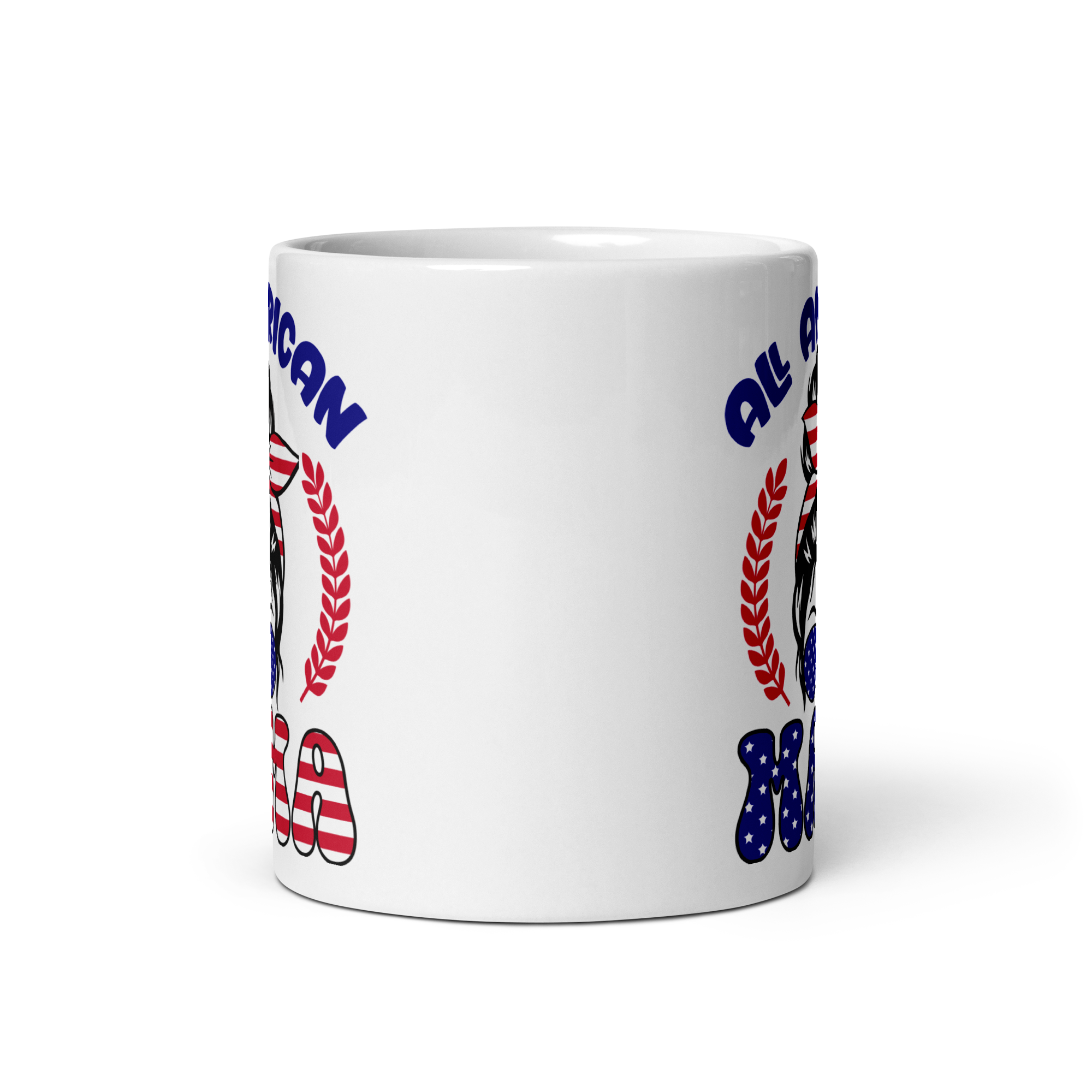 All American Mama mug