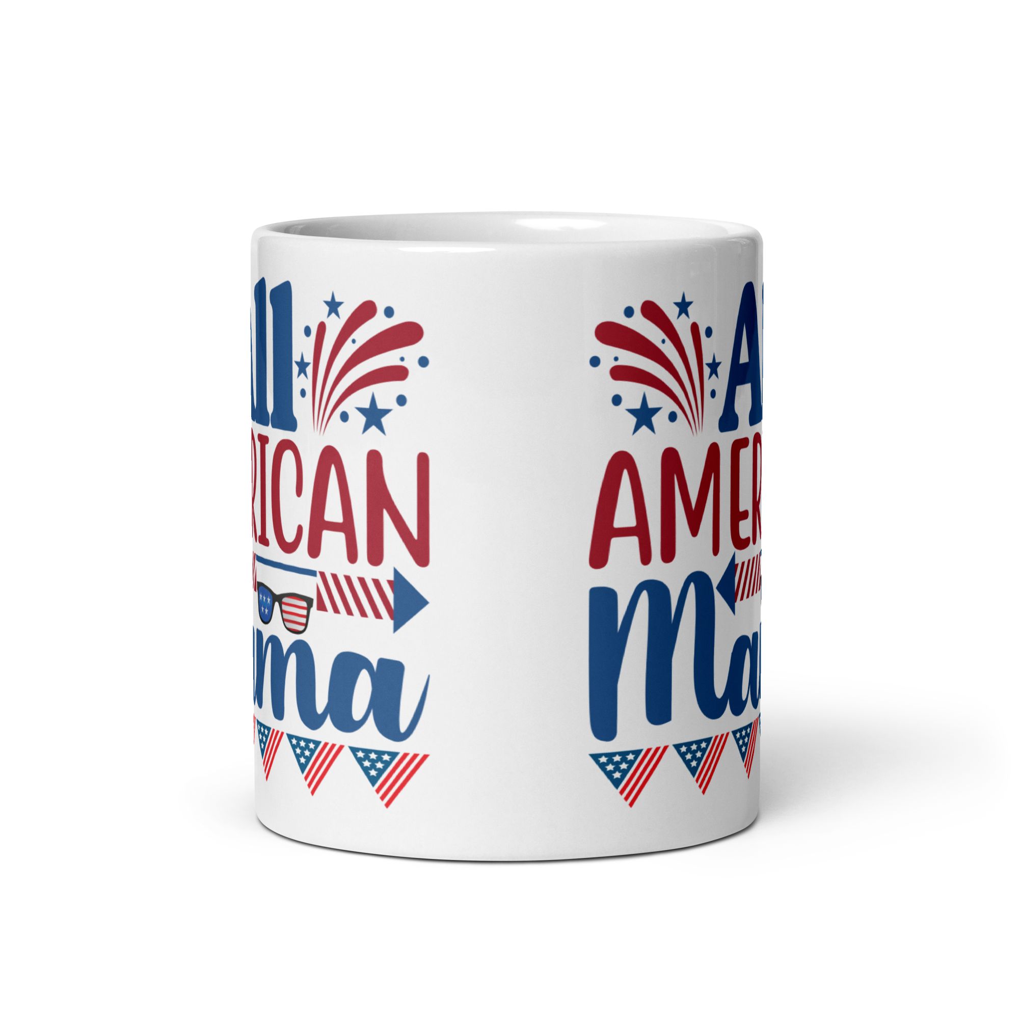 All American Mama mug