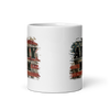 Army Mom White glossy mug