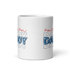 American Daddy White glossy mug