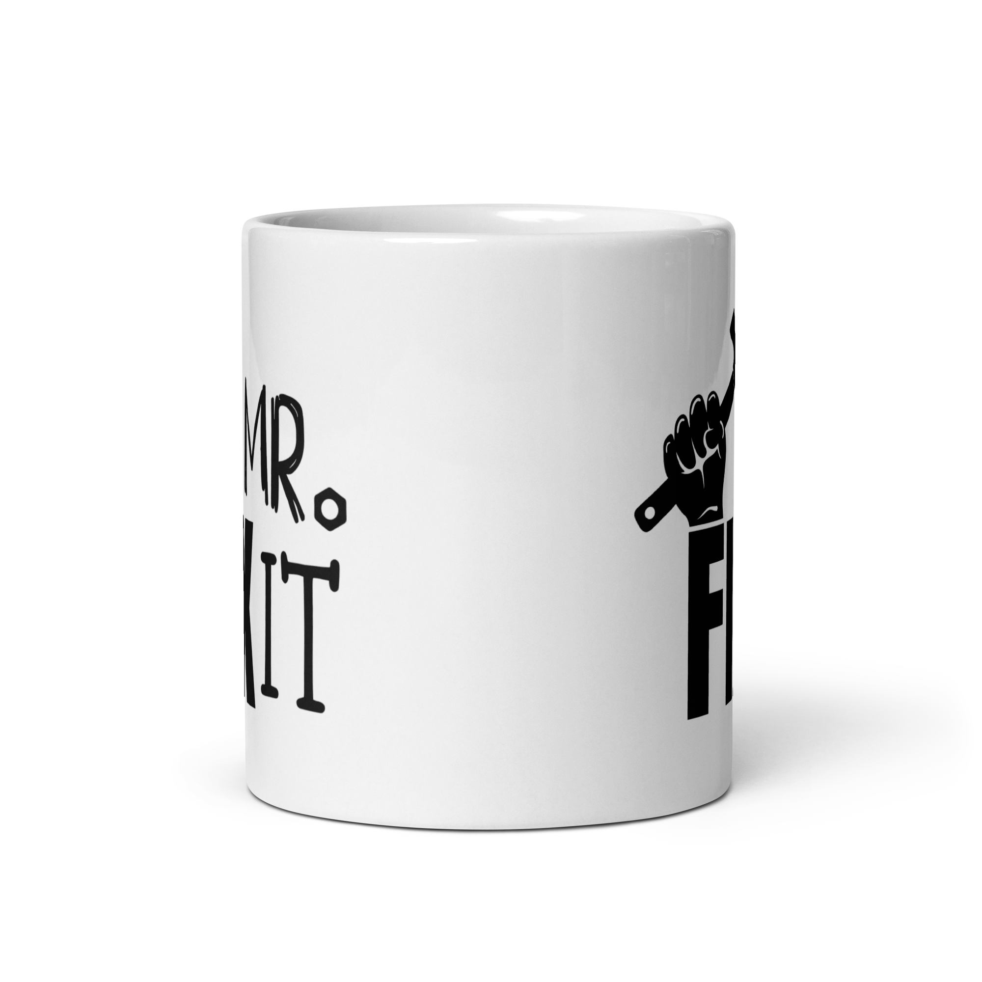 Mr. Fix It White glossy mug