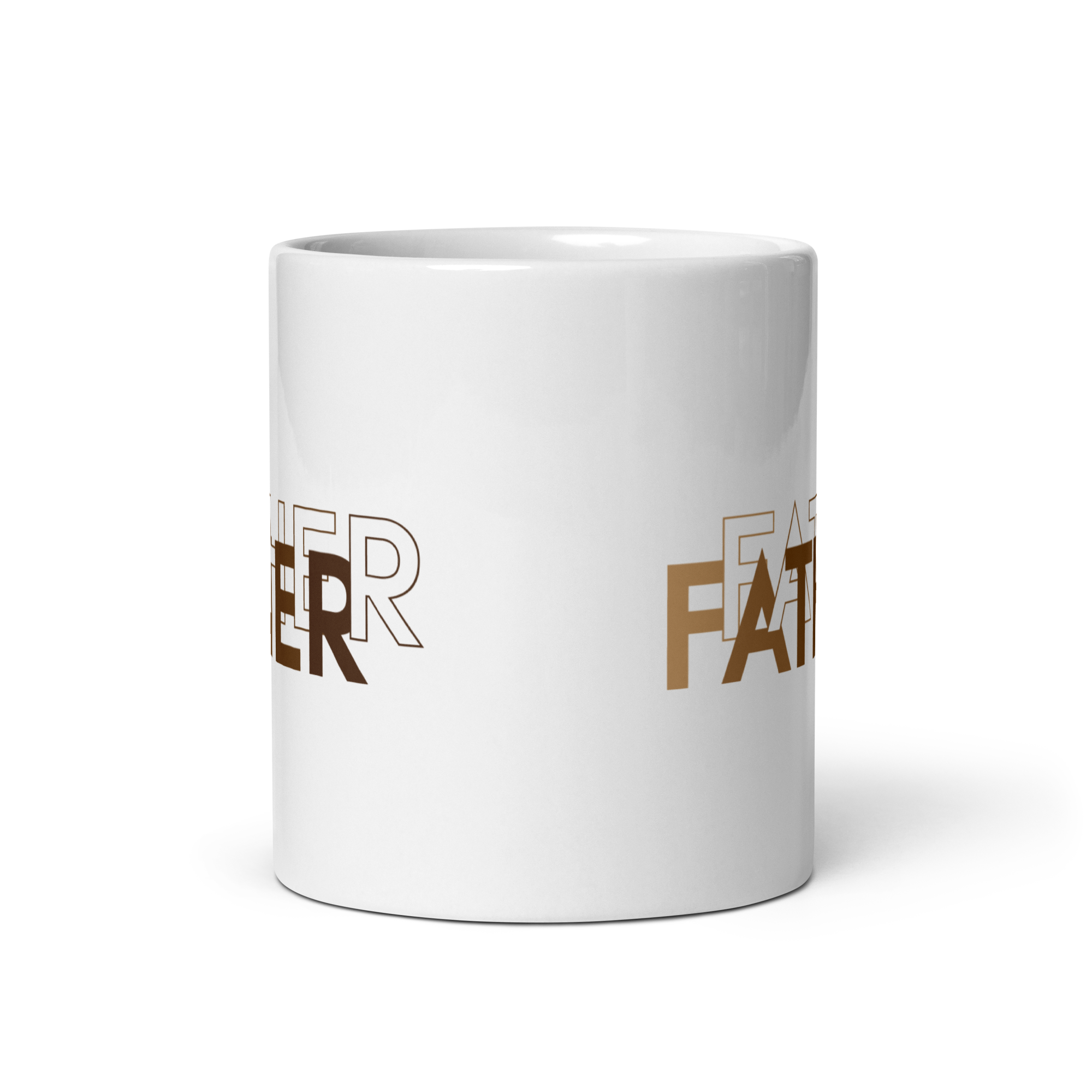 Father White glossy mug