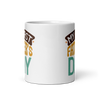 My First Father's Day White glossy mug