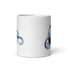 Reel Cool Dad White glossy mug