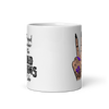 Proud Member Of The Bad Moms Club White glossy mug