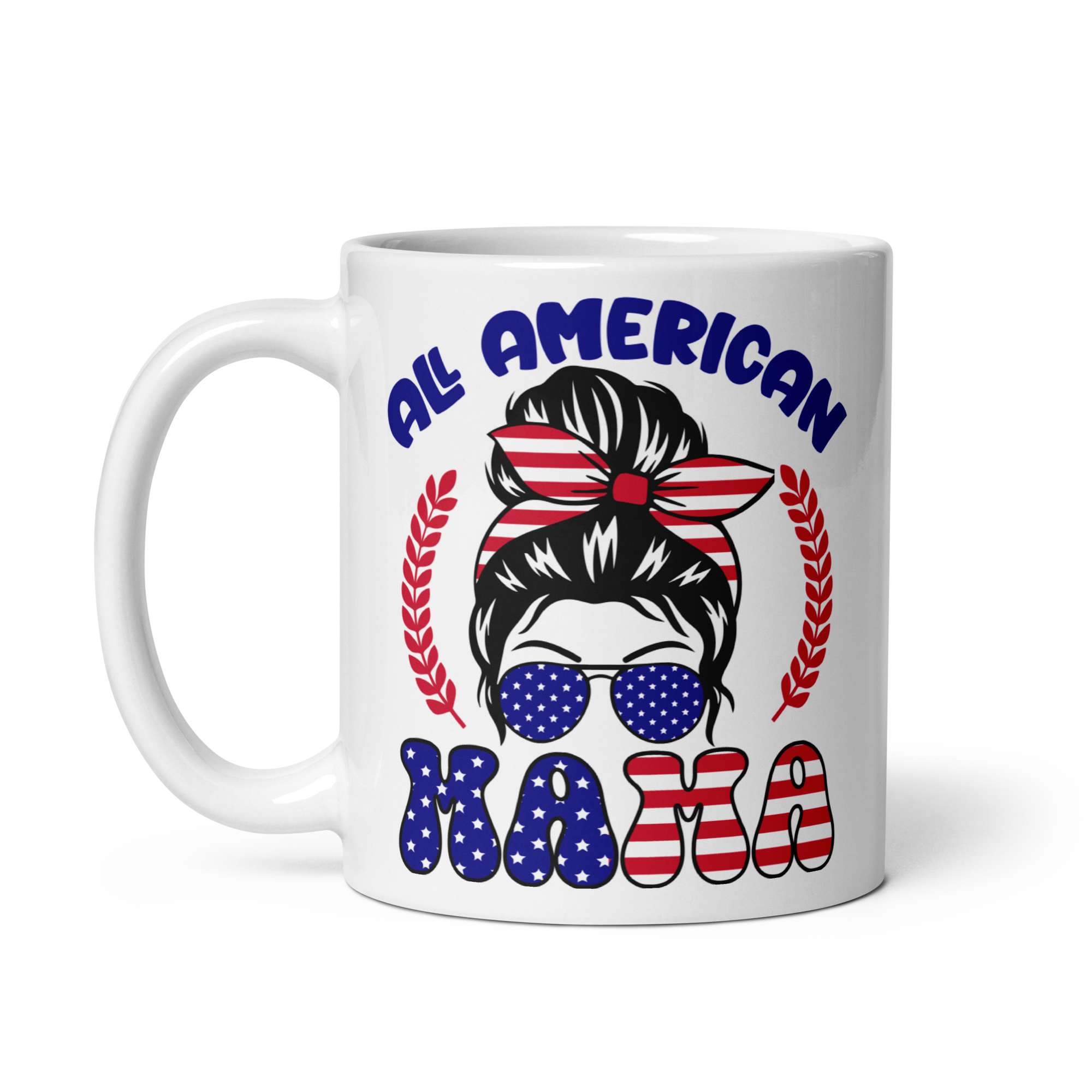 All American Mama mug