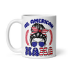 All American Mama mug