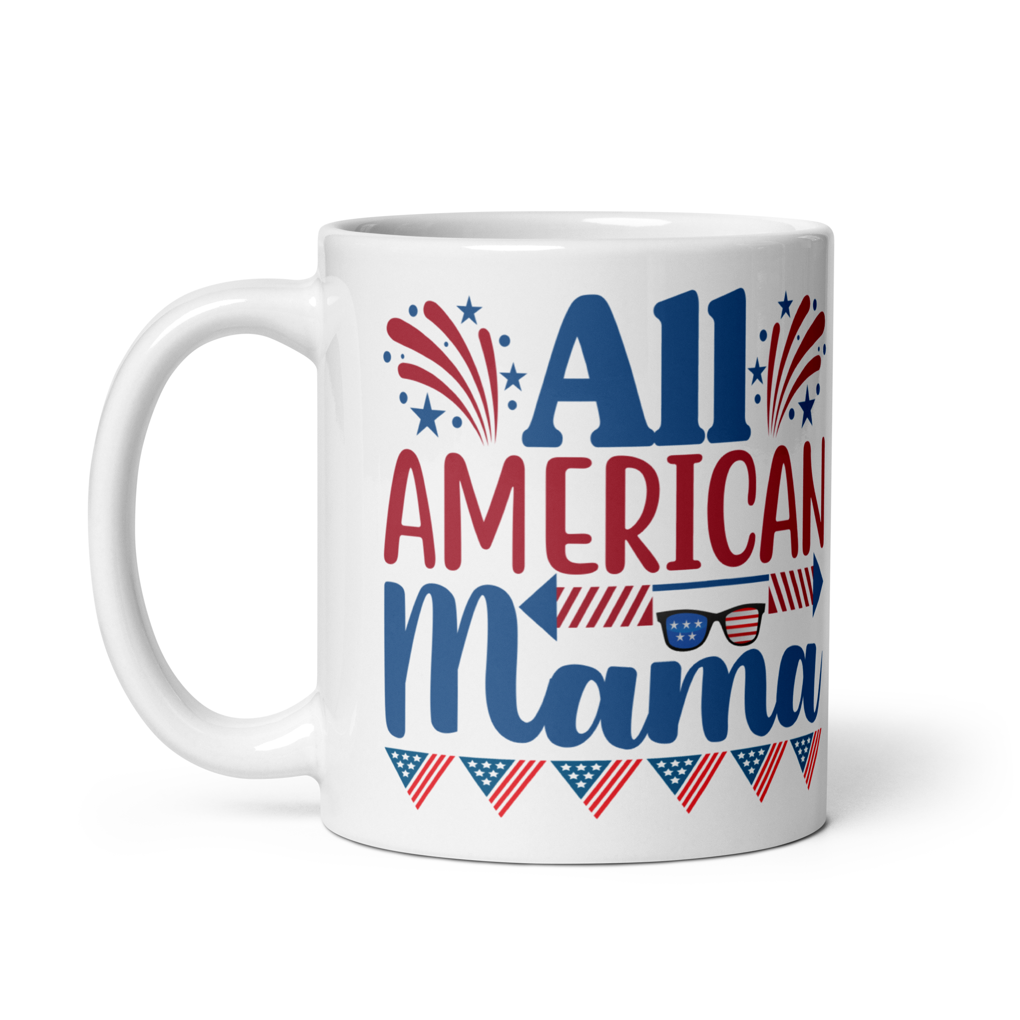 All American Mama mug