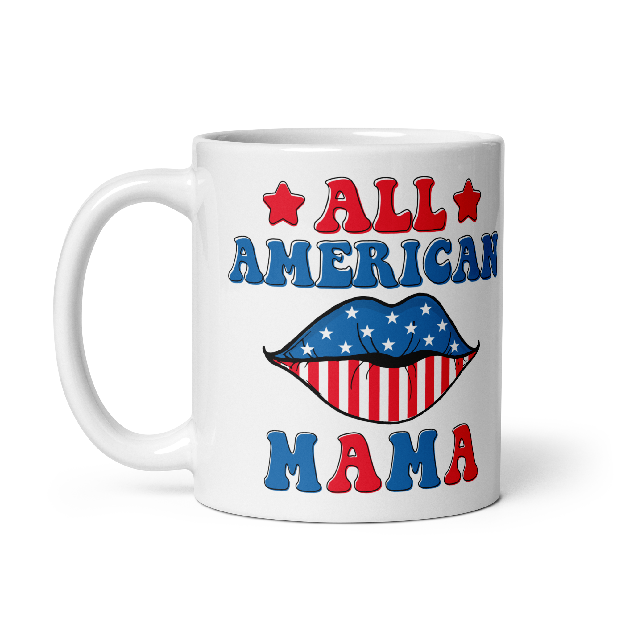 All American Mama mug