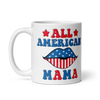 All American Mama mug