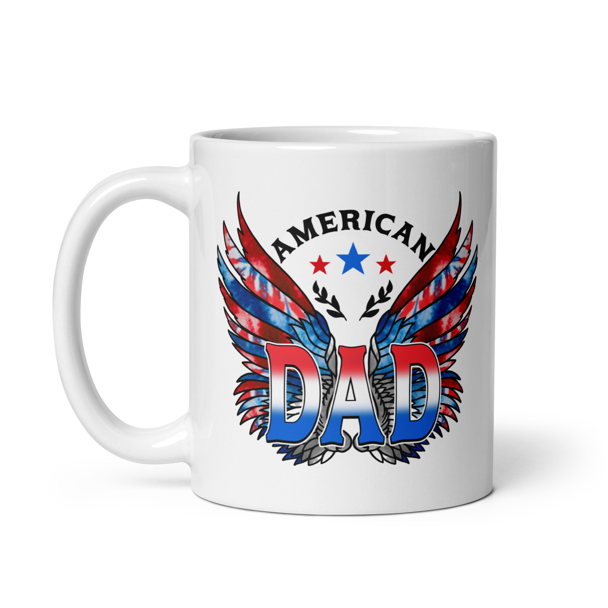 American Dad White glossy mug