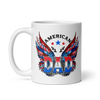 American Dad White glossy mug