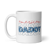 American Daddy White glossy mug