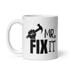 Mr. Fix It White glossy mug