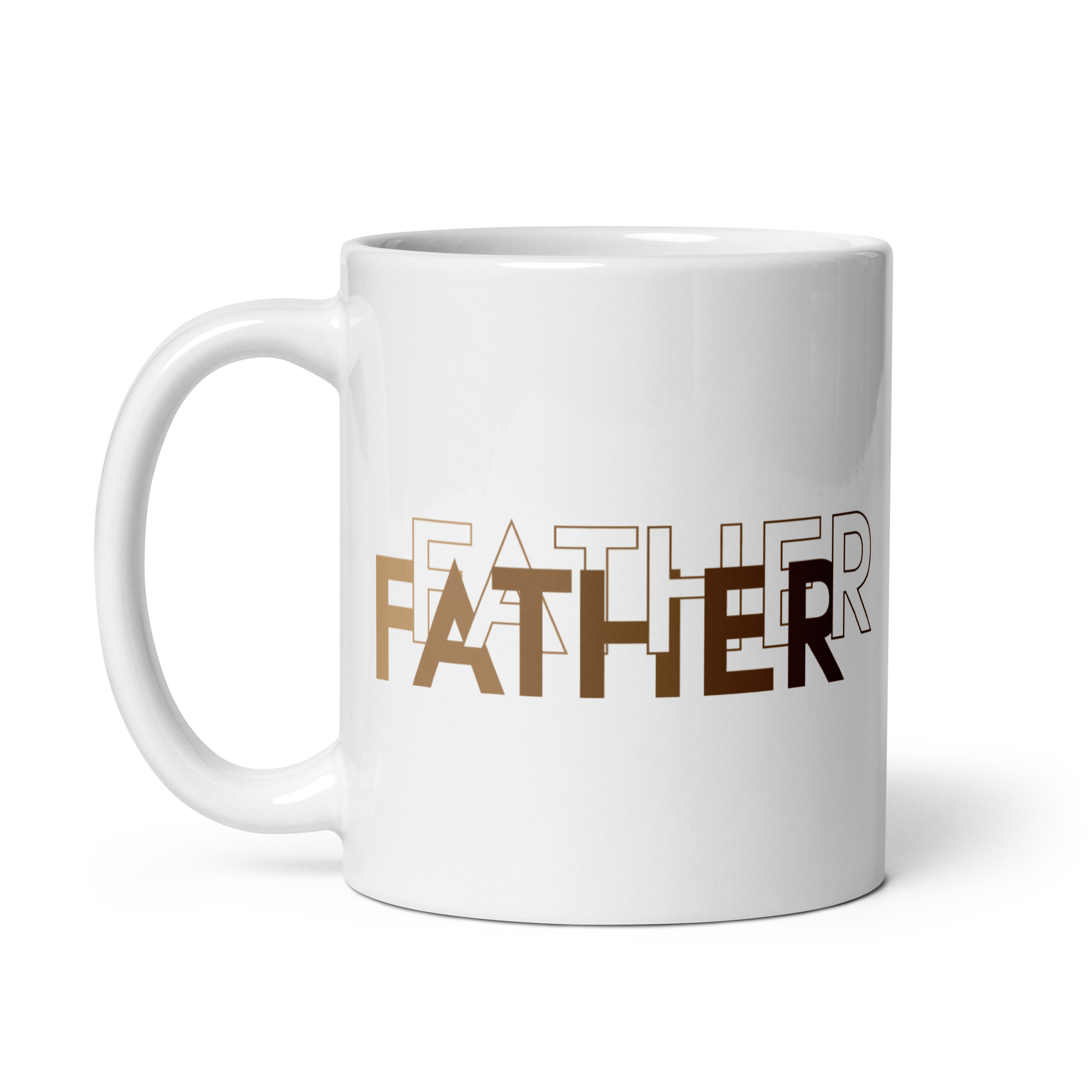 Father White glossy mug