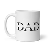 Dad White glossy mug