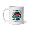 World's Best Farter I Mean Father White glossy mug